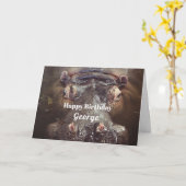 Carte C'est ton Anniversaire Wallow In It drôle Annivers (Fleur jaune)