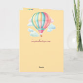 Carte C'est ton jour ! Joyeux Anniversaire mignon chiot (Dos)