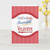 Carte C'Est Un Cadeau Volontaire Vraiment Incroyable (Fleur jaune)