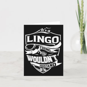 Carte C'Est Un Don De Chose Lingo