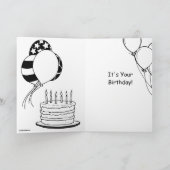 Carte C'est un grand anniversaire (Intérieur)