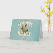 Carte C'est un Miracle de Festivus (Fleur jaune)