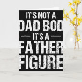 Carte C'est un papa pas un mannequin (Fleur jaune)