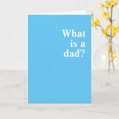 Carte C'est un père. Toi. Vous êtes un père. (Fleur jaune)