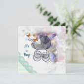 Carte C'est un petit garçon (Debout devant)