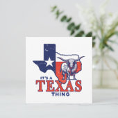 Carte C'est un truc du Texas (Debout devant)