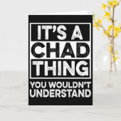 Carte C'est une affaire de Chad que vous ne comprendriez (Fleur jaune)