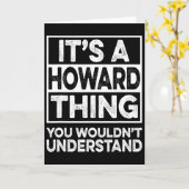 Carte C'est une affaire de Howard que vous ne comprendri (Fleur jaune)