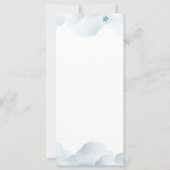 Carte C'est une Baby Shower pour Ourson garçon (Dos)