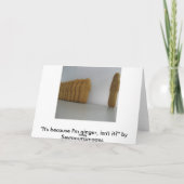 Carte "C'est une cause de moi, isn't it ?" (Dos)