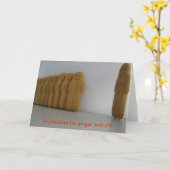 Carte "C'est une cause de moi, isn't it ?" (Fleur jaune)