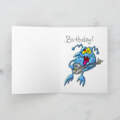 Carte C'est une chanson d'anniversaire (Intérieur)