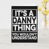 Carte C'est une chose de Danny que vous ne comprendriez  (Fleur jaune)