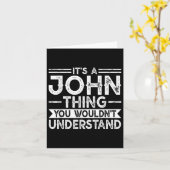 Carte C'Est Une Chose De John Que Vous Ne Comprendriez P (Fleur jaune)