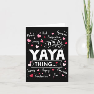 Carte C'est une chose de Yaya citations drôles maman gra