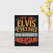 Carte C'est une chose d'Elvis que vous ne comprendriez p (Fleur jaune)