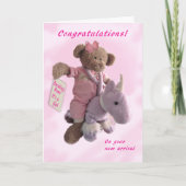 Carte C'est une fille ! (Devant)