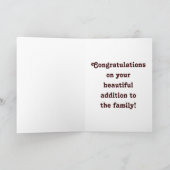 Carte C'est une fille lama ! (Intérieur)