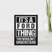 Carte C'Est Une Ford Que Vous Ne Comprendriez Pas - Fami (Devant)