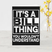 Carte C'est une histoire de Bill que vous ne comprendrie (Fleur jaune)