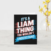 Carte C'est une histoire de Liam, vous ne comprendriez p (Fleur jaune)