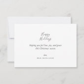 Carte C'EST UNE VIE MERVEILLEUSE | noël (Dos)