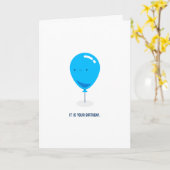 Carte C'est votre anniversaire (Fleur jaune)