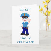 CARTE **C'EST VOTRE ANNIVERSAIRE** ARRÊTEZ ET PROFITEZ!  (Fleur jaune)