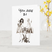 CARTE **C'EST VOTRE ANNIVERSAIRE ! ! ! !** VOUS ÊTES *** (Fleur jaune)