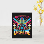 Carte C'Est Votre Corps Sur Creatine WorkGym (Fleur jaune)