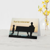 Carte "C'est votre journée pour vous asseoir et vous dét (Fleur jaune)