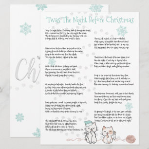 Carte ‘C'était la nuit avant Noël, Chats Amusants