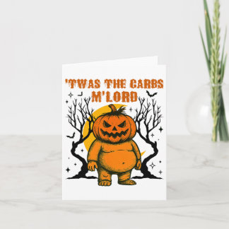 Carte C'était Les Glucides M'lord Citrouille Grasse Rétr