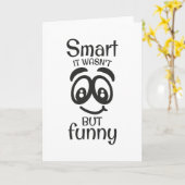 Carte C'était pas si drôle que ça. (Fleur jaune)