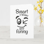 Carte C'était pas si drôle que ça. (Fleur jaune)