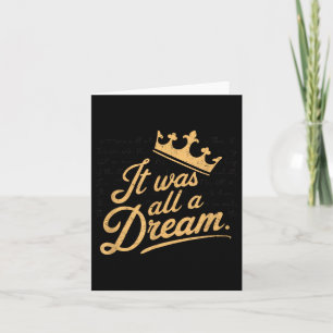 Carte C'Était Un Rêve Hommes Femmes Rap 1990 Hip hop De 