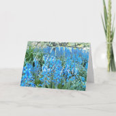 Carte Cette citation 'Cela aussi passera' avec des Blueb (Devant)