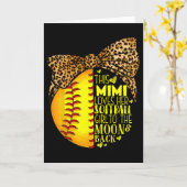 Carte Cette Mimi aime sa mère de fille Softll Leopa de l (Fleur jaune)