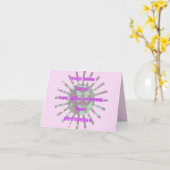 Carte Cette Nouvel An, Vous Deviendrez Le Papillon. (Fleur jaune)