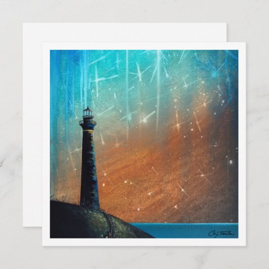 Carte Cette Nuit Comme Celle-Ci - Mini Impression (Devant / Derrière)