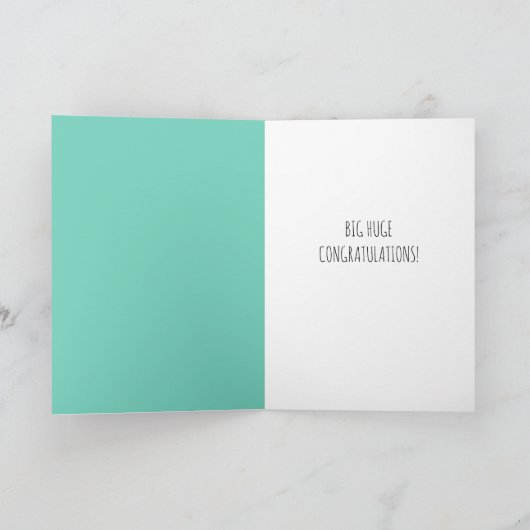 Carte Cette occasion appelle à des félicitations pour le (Intérieur)