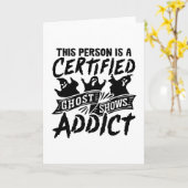 Carte Cette Personne Est Certifiée Chasse De Fantôme Cha (Fleur jaune)