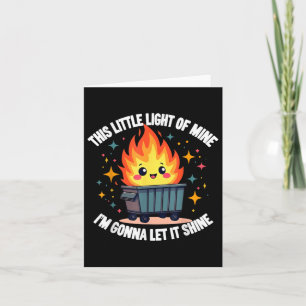 Carte Cette Petite Lumière De La Minière Drôle Mignonne
