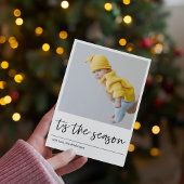 Carte Cette Saison | Deux photos | Joyeux Fêtes