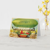 Carte 'Cette saison pour être dirigible (Fleur jaune)