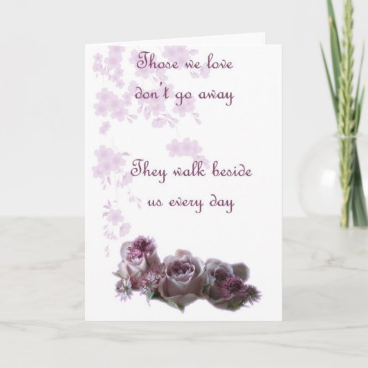 Carte Ceux que nous aimons (Devant)