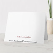 Carte "Ceux que nous aimons ne disparaissent pas" (Dos)