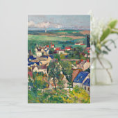 Carte Cezanne - Auvers, Vue panoramique (Debout devant)