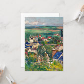 Carte Cezanne - Auvers, Vue panoramique (Devant/Arrière en situation)