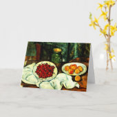 Carte Cezanne - Cerises (Fleur jaune)